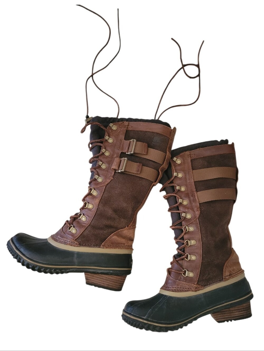 Sorel Conquest Carly II Winter Boots Sz.8.5 Waterproof Knee high tall